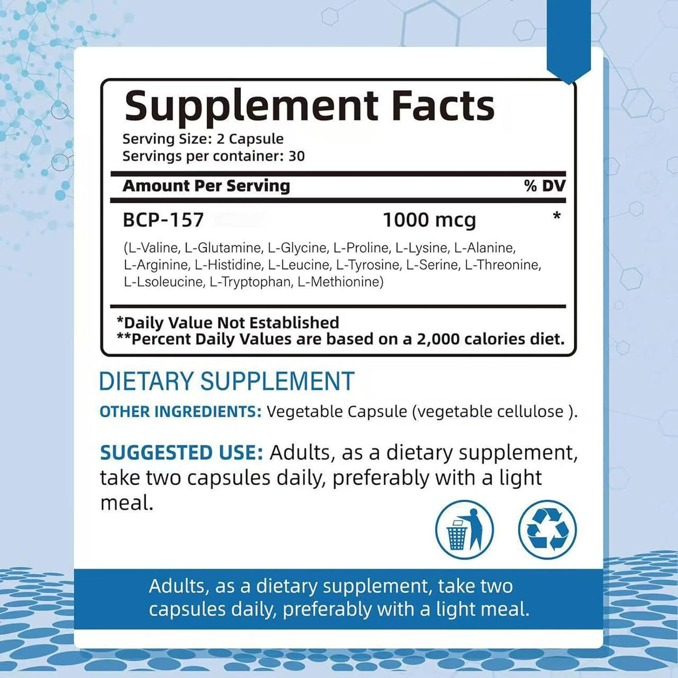 Vita Labs Health Body Protection Compound (BPC-157)